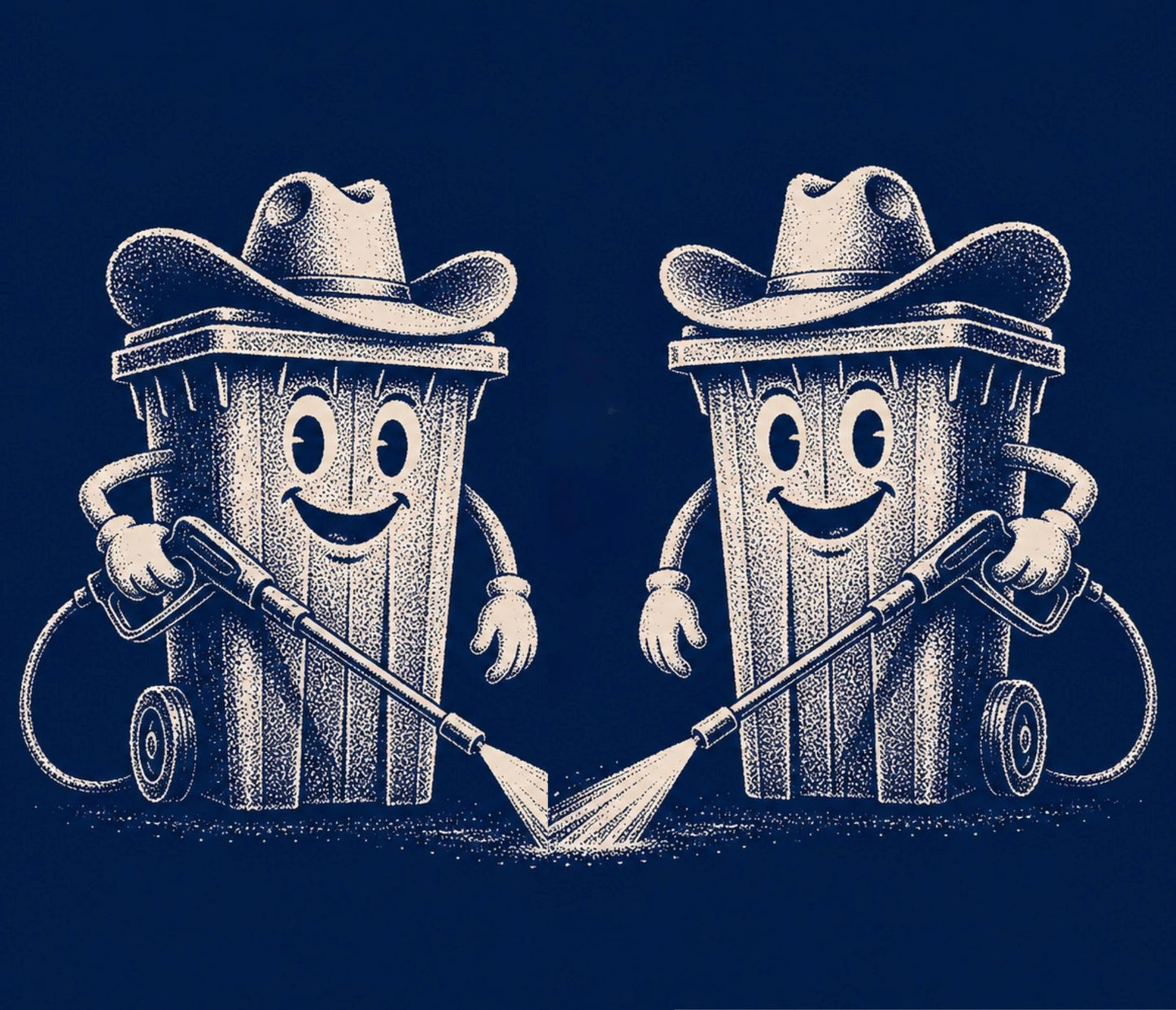 Trash Bin Wash - 2 bins